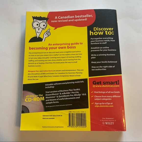 📚 Canadian Small Business for Dummies book - Picture 2 of 8